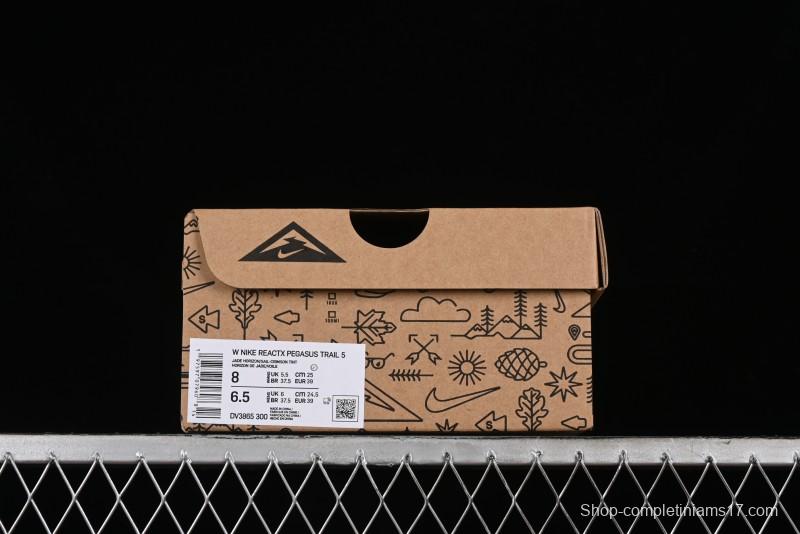 Nike Pegasus Trail 5 Off-Road Series Lightweight Comfortable Durable Low-Top Running Shoes - DV3865-300