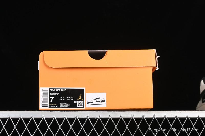 Nike Air Jordan 1 Low AJ1 Marvel Collaboration - Batman Custom High-End Low-Top Basketball Shoes - SJ6650-011