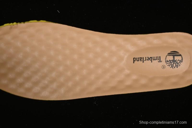 Timberland Low-Top Casual Shoes for Men - 24SS Autumn Collection with Oil-Resistant Italian Leather & Anti-Slip Rubber Outsole - TB73535YELLOW