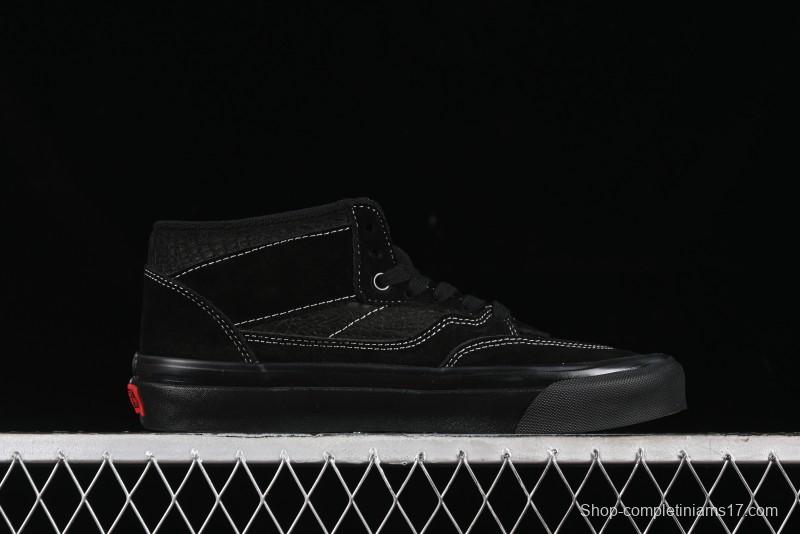 Vans Half Cab 33 DX Black Knight Anaheim Classic Retro Skate Shoes - VN0A5KX6BKA