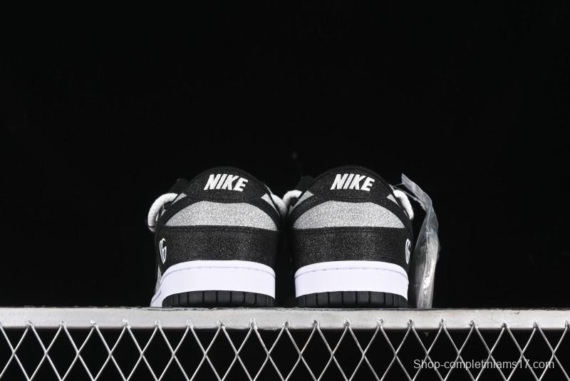 Nike SB Dunk Low Gucci Collaboration - Black Star Hook Anniversary High-End Custom Low-Top Casual Skate Shoes - SJ2068-268