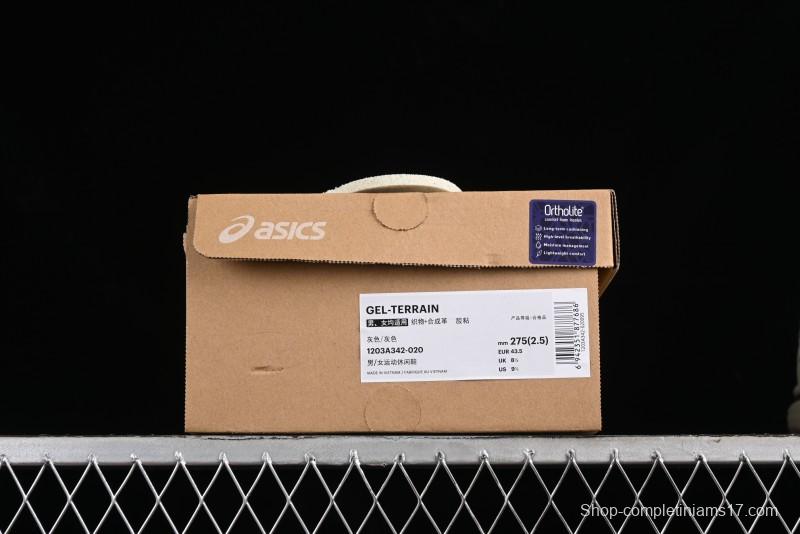 Asics Gel-Terrain Retro Breathable Casual Shoes Cushioned Men's Durable Running Sneakers - 1203A342-020