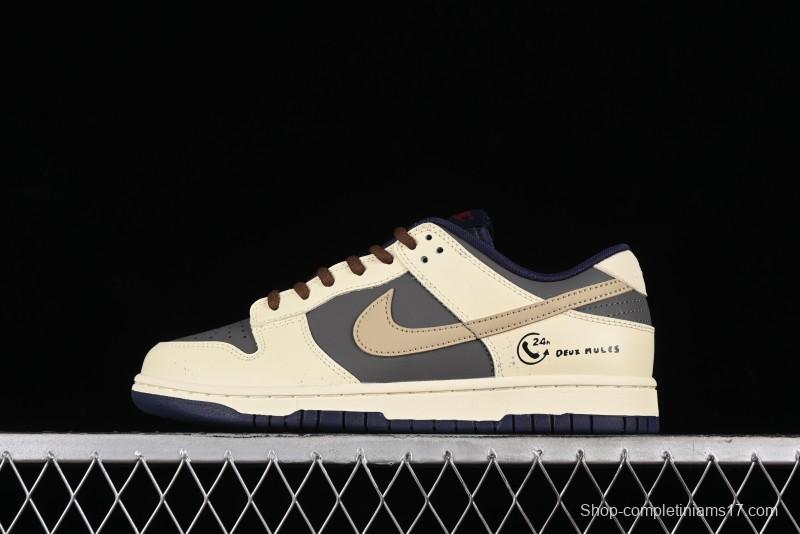 Nike Dunk Low SB Casual Skate Shoes with Chestnut-Inspired Design - FV8106-361