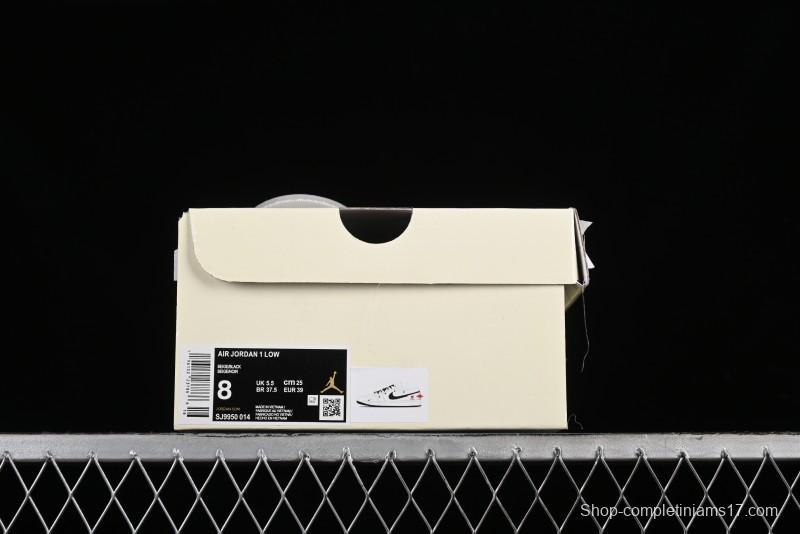 Nike Air Jordan 1 Low AJ1 Retro Basketball Shoes Comme des Garcons Collaboration - SJ9950-014