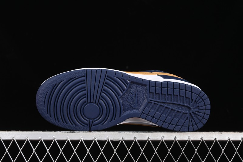 Nike Dunk Low SB Skateboarding Shoes in Black/White/Gold Colorway - FB9109-111