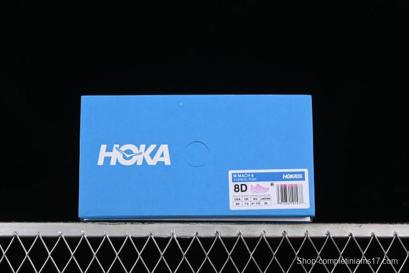 HOKA ONE ONE MACH 6 Flagship Racing Shoes with Carbon Plate Technology and Asymmetric Design - 1147810 PGH