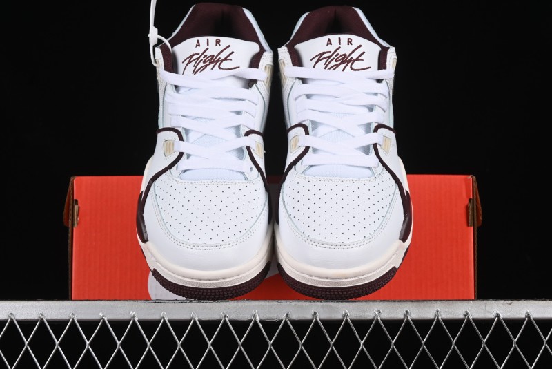 Nike Air Flight 89 Low Basketball Shoes with Air Cushion Technology - FQ8256-100