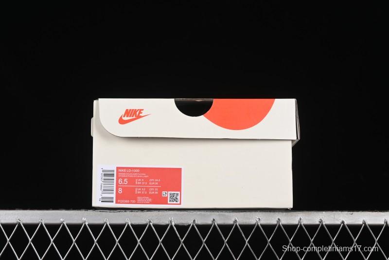 Stussy x Nike Roshe Run LD-1000 Comfortable Versatile Non-Slip Durable Waffle Low-Top Casual Running Shoes - FQ5369-700