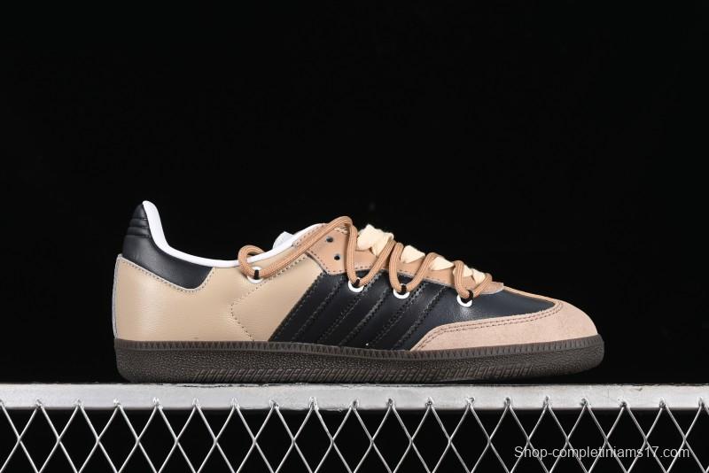 Adidas Originals Samba OG Low-Top Casual Sneakers with Panda Prank Retro Design - IG1025