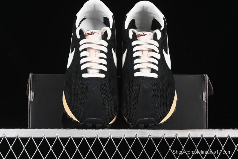 Nike Stussy Roshe Run LD-1000 Comfortable Versatile Non-Slip Durable Waffle Low-Top Casual Running Shoes - HM0950-001