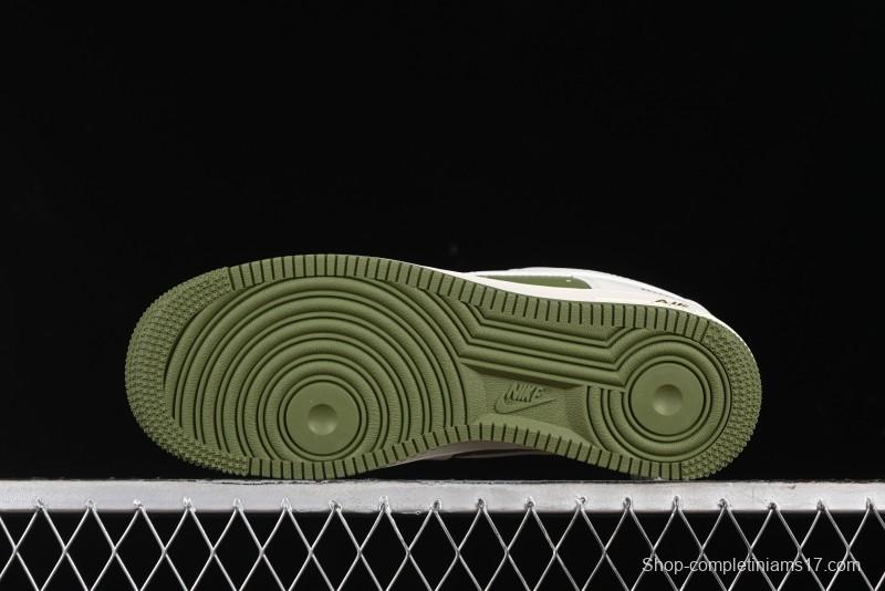 Nike Air Force 1 '07 Low Burberry Collaboration - Off White Mint Green Low Top Casual Sneakers - BB8588-221