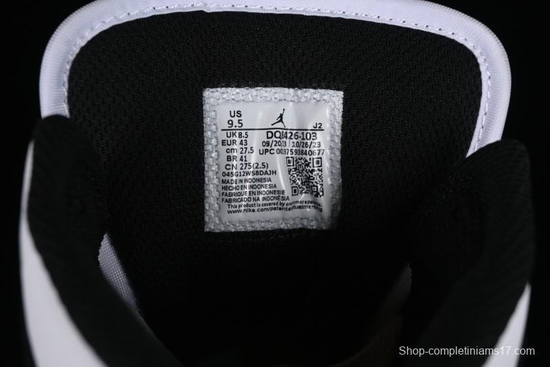 Nike Air Jordan 1 Mid AJ1 White Black Green Culture Casual Sneakers - DQ8426-103