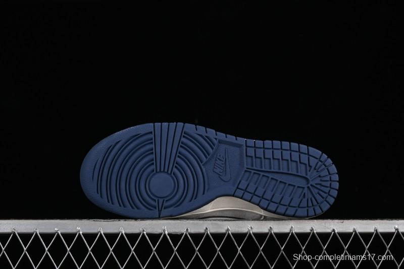 Nike SB Dunk Low The North Face Collaboration - Deep Blue Pig Anniversary High-End Custom Low-Top Casual Skate Shoes - XX2025-325