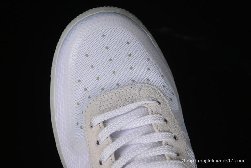 Nike Off White x Air Force 1 Low OW Transparent White Sneakers - AO4606-100