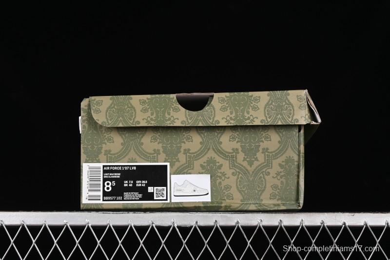 Nike Air Force 1 '07 Low Gucci Collaboration - Ash Grey Low-Top Casual Sneakers BB9577-102