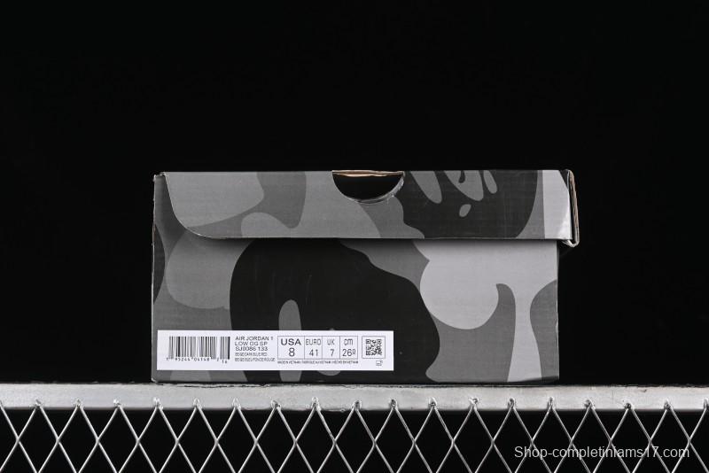 Nike Travis Scott x Fragment Design x Air Jordan 1 Low OG SP AJ1 Bape Collaboration - SJ0086-133