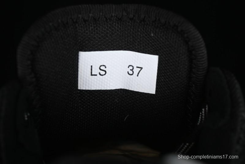 Dior Chrono Round Toe Lace-Up Lifestyle Casual Running Sneakers - 6865 BLACK WHITE