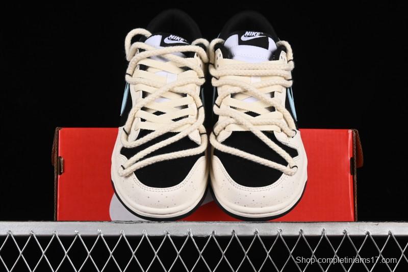 Nike Dunk Low SB Retro Vintage Panda Blueberry Casual Sneakers - DD1391-100