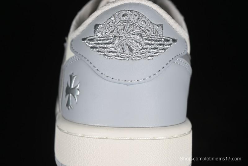 Nike Travis Scott x Fragment Design x Air Jordan 1 Low OG SP AJ1 Retro Sneakers - DM7866-016