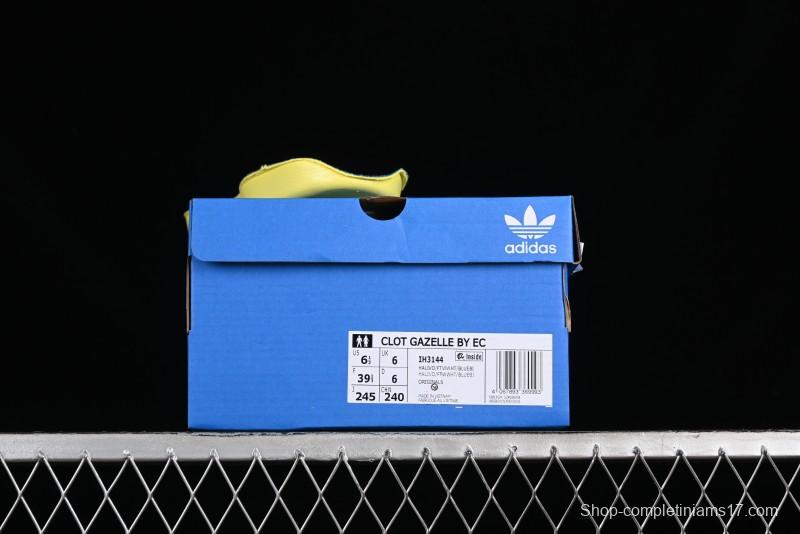 Adidas CLOT x Adidas Originals Gazelle IH3144 Retro Casual Slip-Resistant Wear-Resistant Low-Top Sneakers - IH3144
