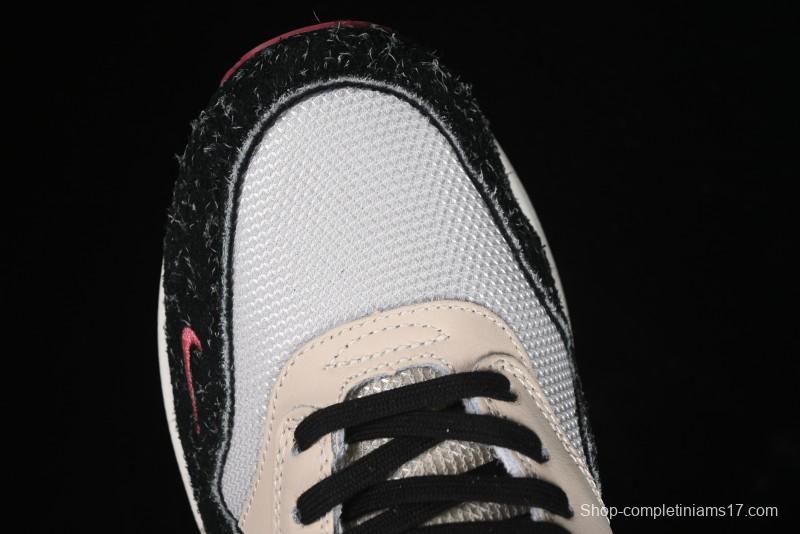 Nike Air Max 1 Retro Running Shoes with Half-Sole Air Cushion - FD5743-200