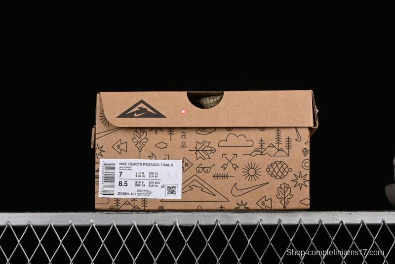 Nike Pegasus Trail 5 Lightweight Comfortable Durable Low-Top Running Shoes - DV3864-101