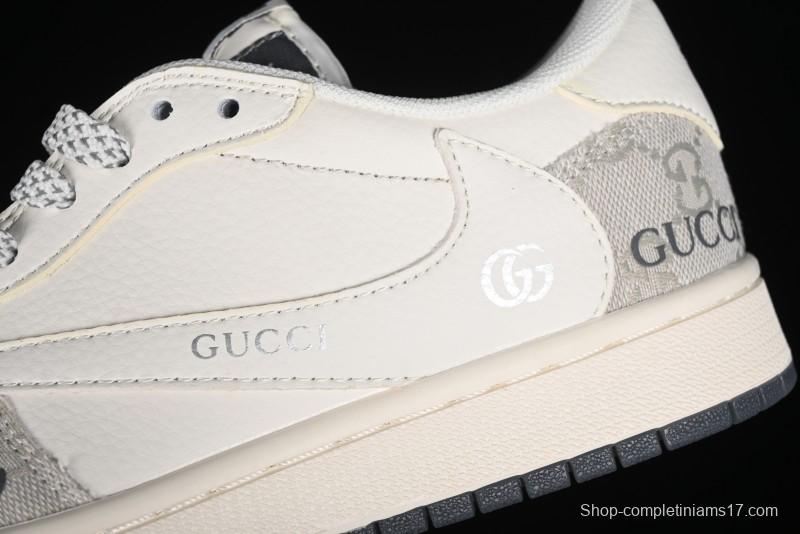 Nike Travis Scott x Fragment Design x Air Jordan 1 Low OG SP AJ1 Casual Sneakers - XZ1658-002