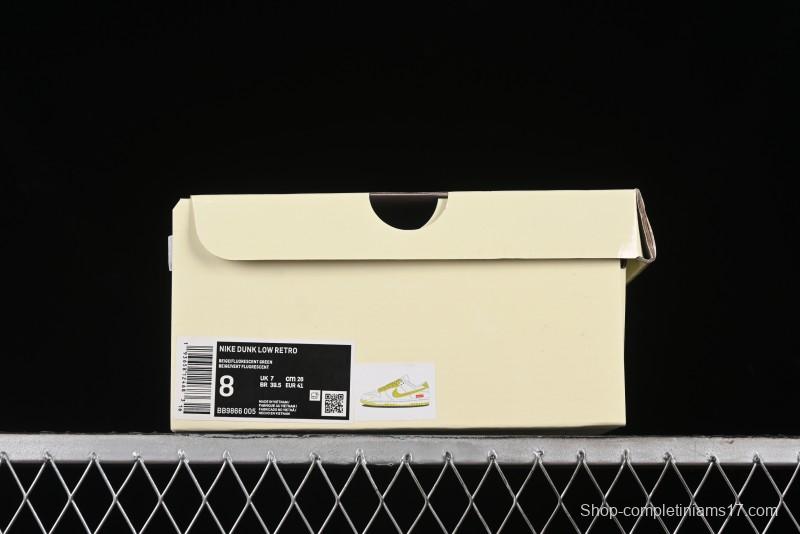 Nike SB Dunk Low Supreme Stone Island Collaboration - Fluorescent Beige Anniversary High-End Custom Low-Top Casual Skate Shoes - BB9866-005