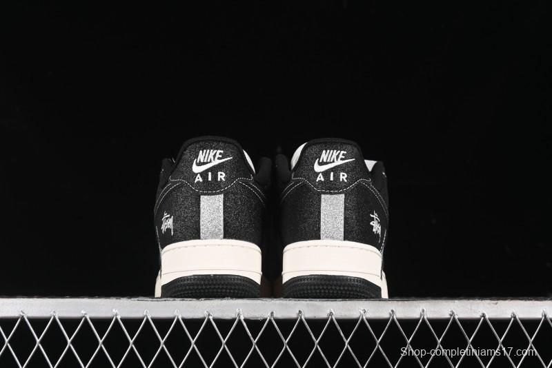 Nike Air Force 1 '07 Low Stussy Collaboration - Starry Sky Low-Top Casual Sneakers - XZ1968-518