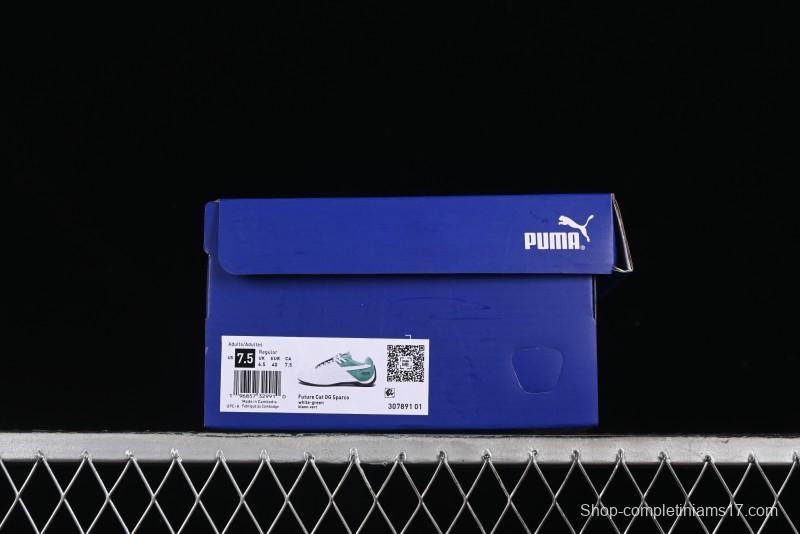 Puma Sparco Future Round Toe Lace-Up Leather Fabric Low-Top Lifestyle Casual Shoes - 307891-01