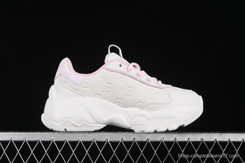 New York Yankees MLB Bigball Chunky Embo Monogram Platform Sandals - 3ASHBEM4N43PKS