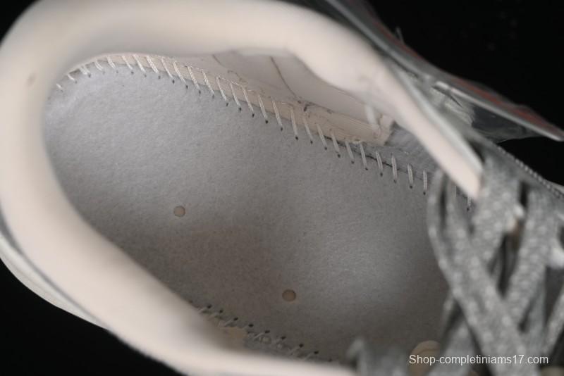 Nike Travis Scott x Fragment Design x Air Jordan 1 Low OG SP AJ1 Supreme Collaboration - Light Grey Denim Two-Tone Low-Top Casual Sneakers - JH6088-705