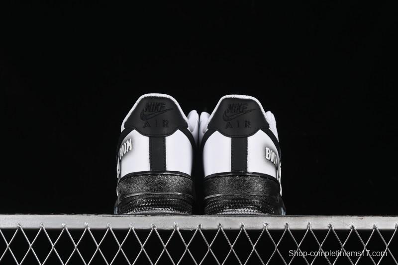 Nike Air Force 1 '07 Low Custom KAWS Bear Print Casual Sneakers - ZH0316-037