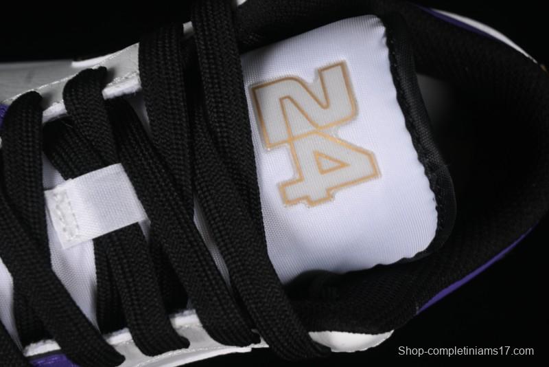 Nike Air Jordan 1 Low AJ1 Retro Basketball Shoes Lakers Purple Gold Kobe Tribute - DC2024-028