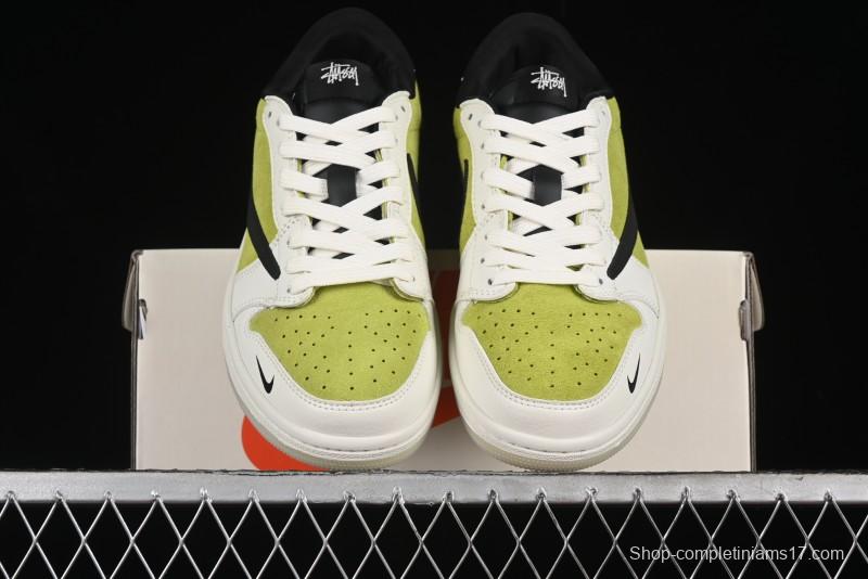 Nike Travis Scott x Fragment Design x Air Jordan 1 Low OG SP AJ1 Retro Sneakers - JH6089-002