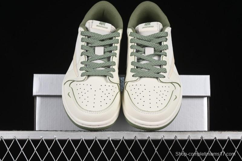 Nike Travis Scott x Fragment Design x Air Jordan 1 Low OG SP AJ1 Retro Sneakers - DM7866-017