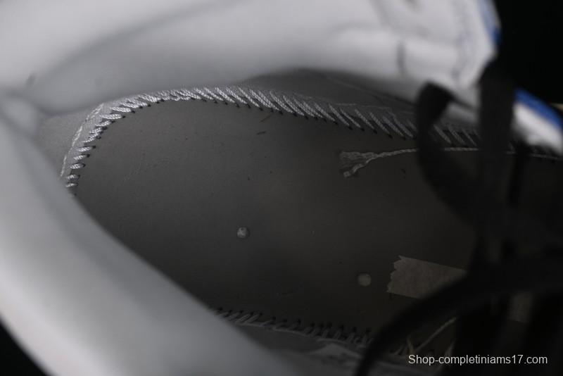 Nike Air Jordan 1 Retro High Basketball Shoes in White Deep Royal Blue - DZ5485-100