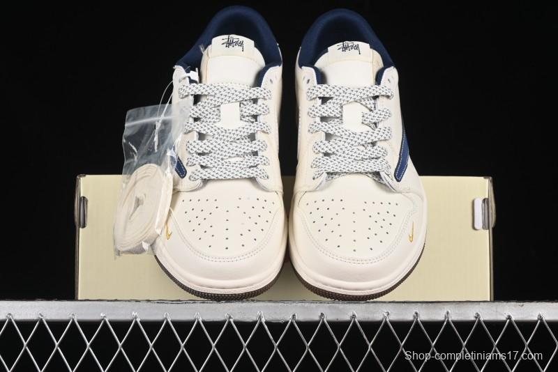 Nike Travis Scott x Fragment Design x Air Jordan 1 Low OG SP AJ1 Retro Sneakers - XY2688-121