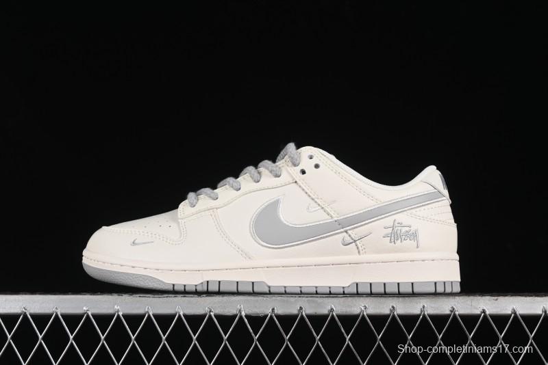 Nike SB Dunk Low Stussy Anniversary Custom Low-Top Casual Sneakers - SJ2068-282