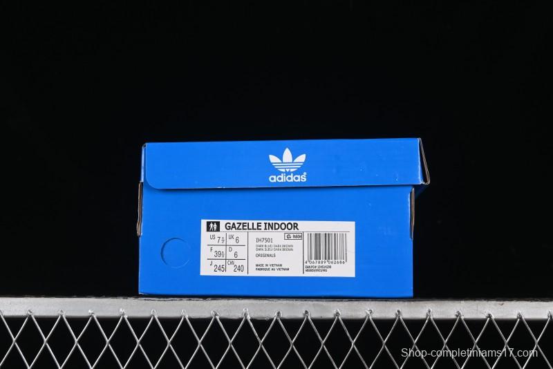 Adidas Originals Gazelle Indoor IH7501 Retro Casual Slip-Resistant Wear-Resistant Low-Top Sneakers - IH7501