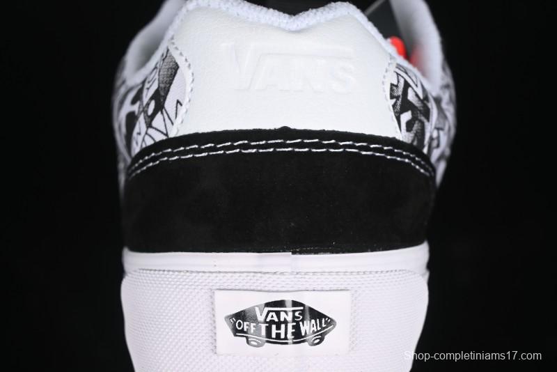 Vans Classics Knu Skool Retro Skate Shoes with Enlarged Toe and Thickened Tongue - VN000CZWBHJ