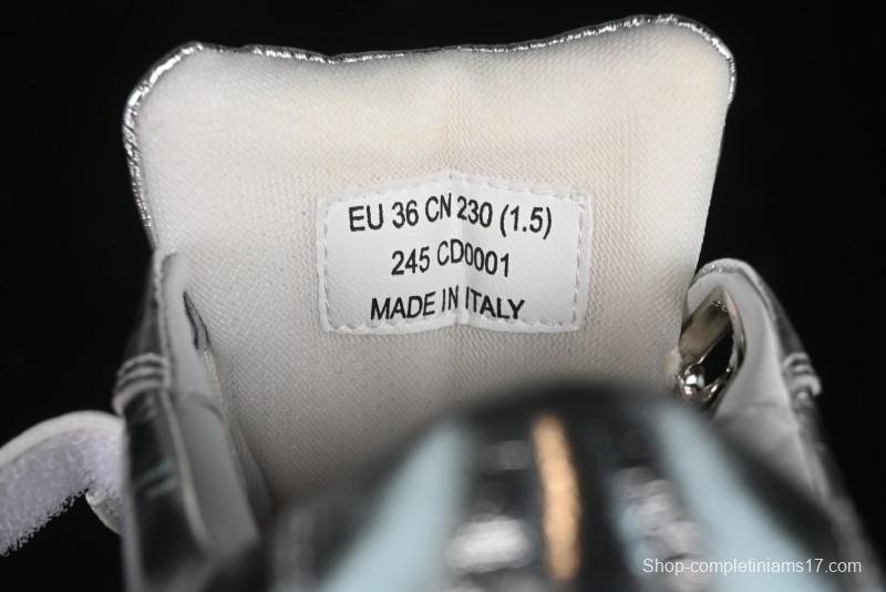 Acne Studios Retro Velcro Women's Casual Shoes Silver - G.E5