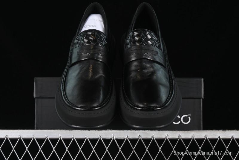 ECCO London Series 2024 New Leather Business Driving Loafers - 63663701001