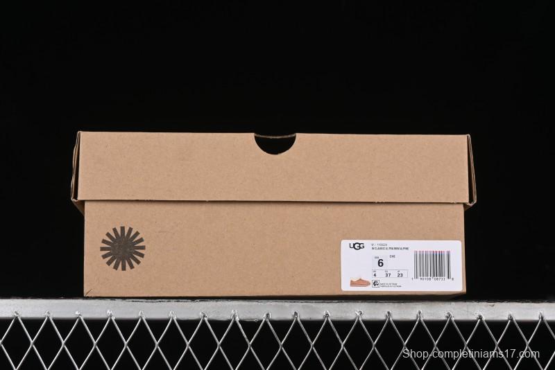 UGG Classic Ultra Mini Alpine Short Boots with Genuine Shearling Lining - 1158224