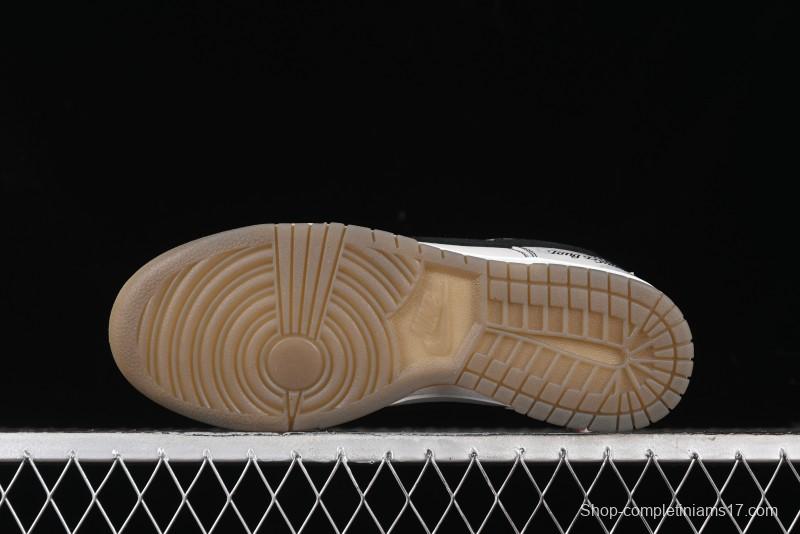 Nike Dunk Low Retro Casual Sneakers with Ancient Tang Print Design - FJ4188-001