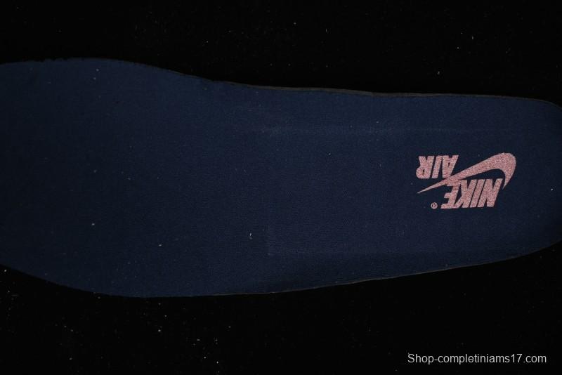 Nike Air Jordan 1 Low OG "Howard University" Casual Sneakers with Blue Toe and Red Heel - HQ2993-100