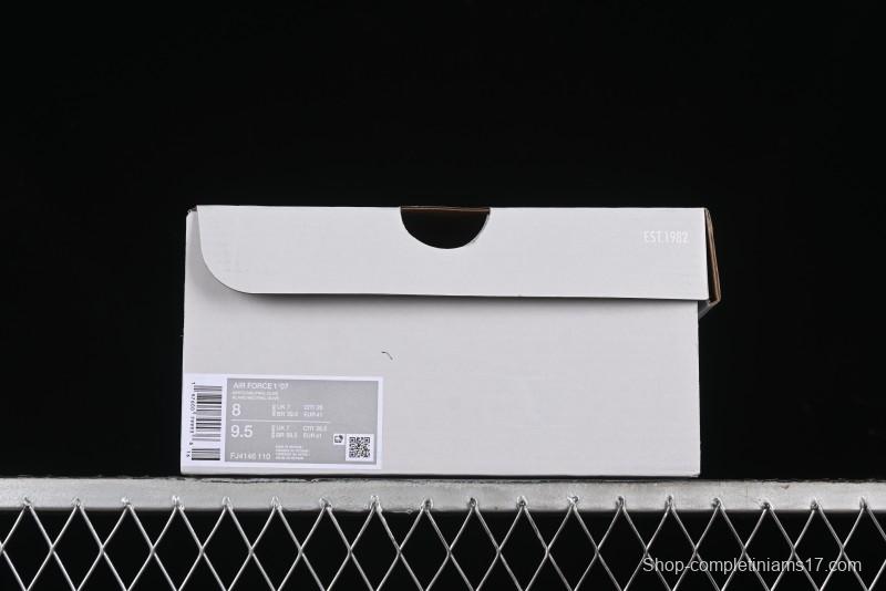 Nike Air Force 1'07 Low Casual Sneakers with Full-Length Air Cushion - FJ4146-110