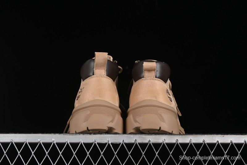 Timberland Outdoor Mid-Top Casual Martin Boots with Premium Suede Leather and Anti-Odor Insole - TB10059SAND