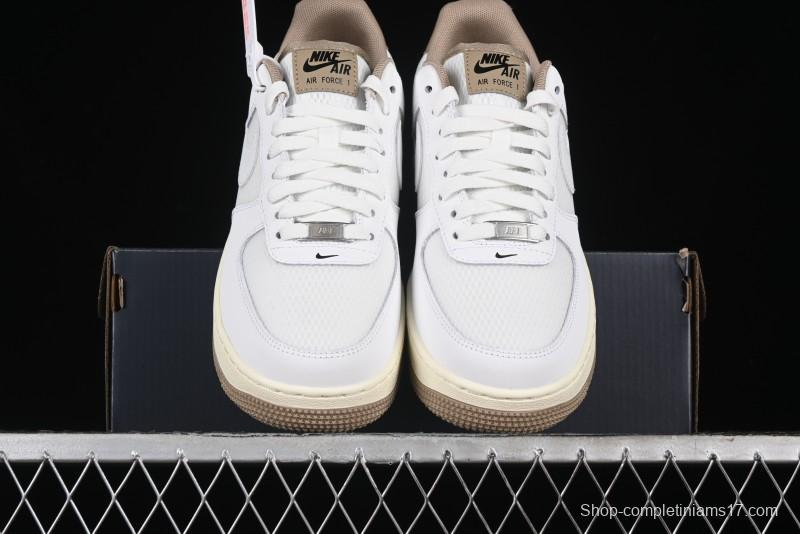 Nike Air Force 1 '07 Low Casual Sneakers with Full-Length Air Cushion - FZ5225-100