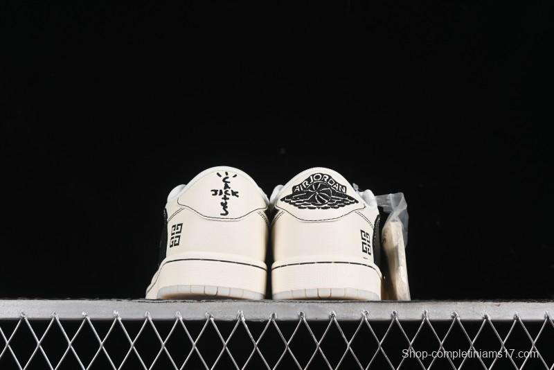 Nike Travis Scott x Fragment Design x Air Jordan 1 Low OG SP AJ1 Low Top Casual Sneakers - XY2688-111